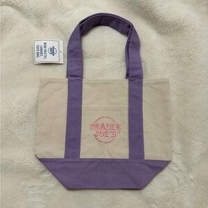 Pastel Purple Trader Joe’s Mini Tote Bag